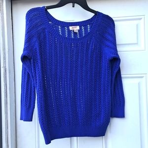 EUC blue sweater